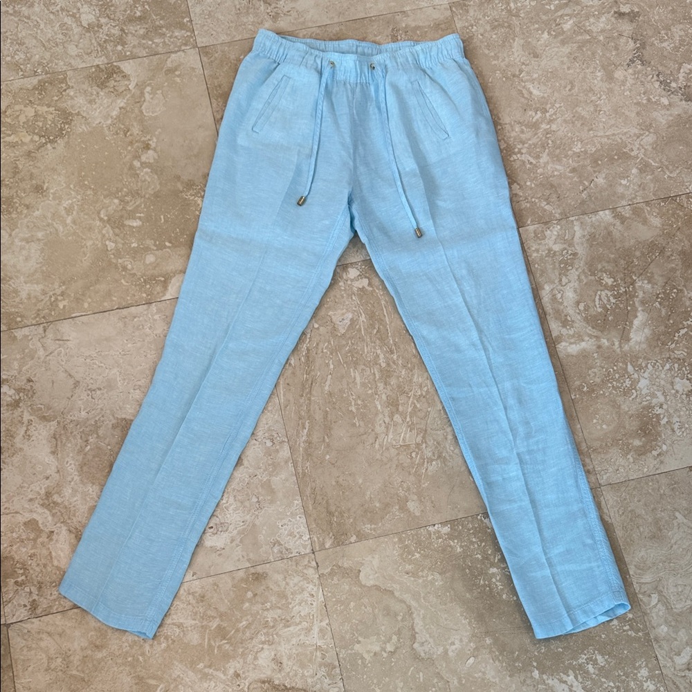 Lilly Pulitzer Light Blue Women's Cropped Pants